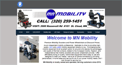 Desktop Screenshot of mnmobility.com