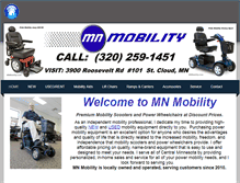 Tablet Screenshot of mnmobility.com